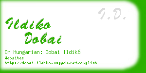 ildiko dobai business card